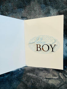 Rocking Horse New Baby Boy Card: 'So Sweet' Sentiment