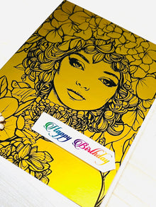 Gold Foiled Birthday Card: Ladies of Nature, Hydrangea Crown