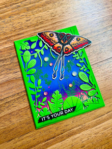 Orange Moth Jungle Leaves Frame It’s Your Day Card