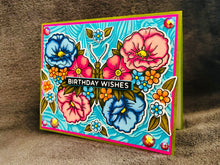 Floral Butterfly Birthday Card: Watercolor Stamped Greeting
