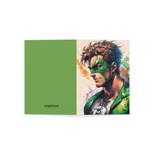 Emerald Superhero Artistic Render Greeting Card (5x7 Matte)