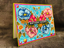 Floral Butterfly Birthday Card: Watercolor Stamped Greeting