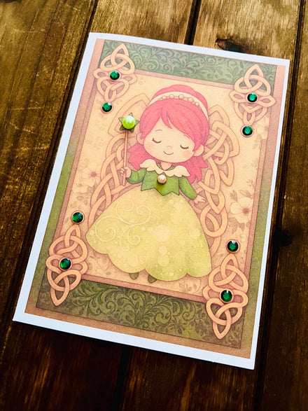 Emerald Princess Blank Card