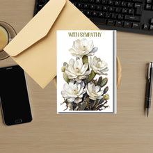 Sympathy Cactus Card: Desert Floral Condolence - 4x6 Greeting Card