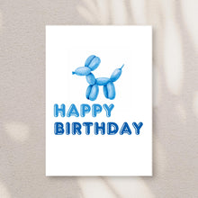 Balloon Dog Birthday Card | Fun & Whimsical Greeting | 5x7 Folded with Envelope