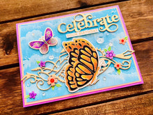 Butterflies in the Sky Celebrate Your Birthday Card