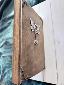 Heart Key Journal: Resin Embellishment, Antique-Look Hardcover
