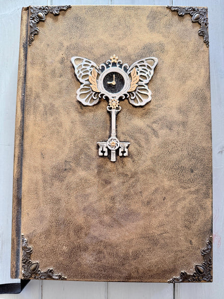 Heart Key Journal: Resin Embellishment, Antique-Look Hardcover