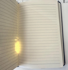 Handmade decorative Dragon Eye on a hardcover journal measuring 8.25"x5.5"x1"