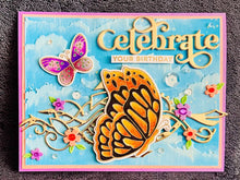 Butterflies in the Sky Celebrate Your Birthday Card