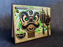 Chinese Dragon and Lanterns Celebrate Card