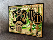 Chinese Dragon and Lanterns Celebrate Card