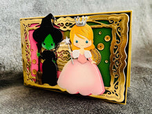 Witch Best Friends Gold Frame Blank Card