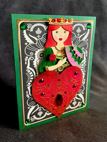 Queen of Hearts Blank Card