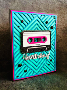 Retro Cassette Tape Birthday Card