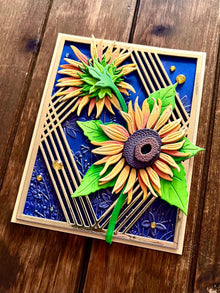 Sunflower Duo Blank Card
