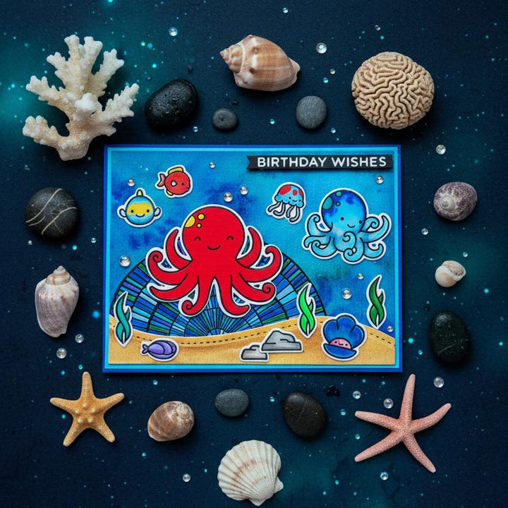 Under the Sea Birthday Card: Octopus and Friends Celebration