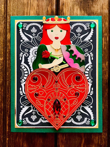 Queen of Hearts Blank Card