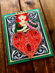 Queen of Hearts Blank Card