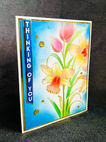 Daffodil Cluster Thinking of You Card