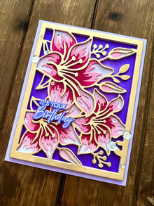 Stargazer Lily Trio It’s Your Birthday Card