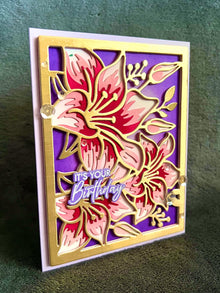 Stargazer Lily Trio It’s Your Birthday Card