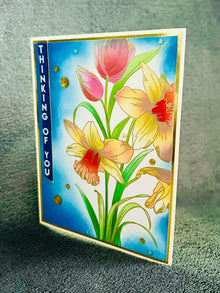 Daffodil Cluster Thinking of You Card